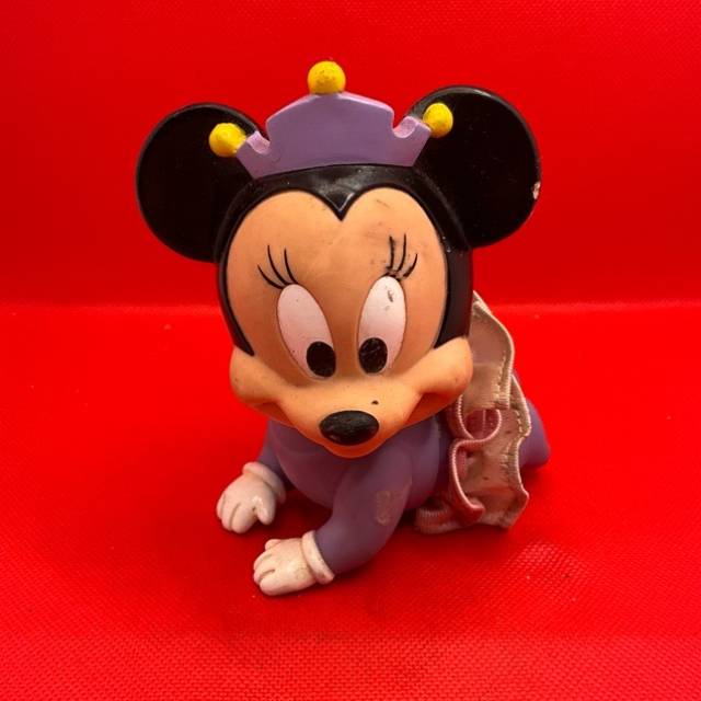 Disney Minnie Mouse Crawling Vinyl Toy Purpl...