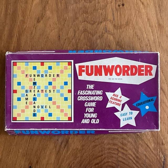 Funworder crossword game 1960s