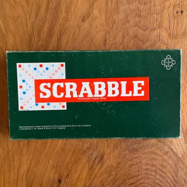 New Zealand-manufactured Scrabble board game