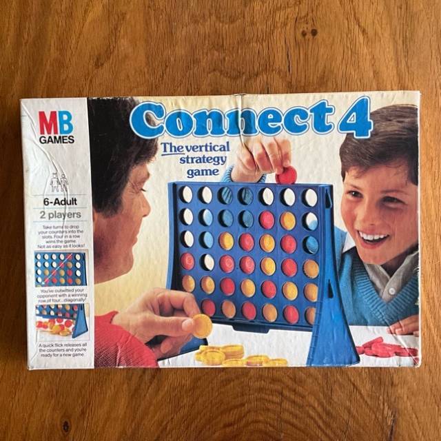 Connect 4 Board Game MB Games 1984